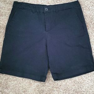 Gap Khakis black shorts sz12